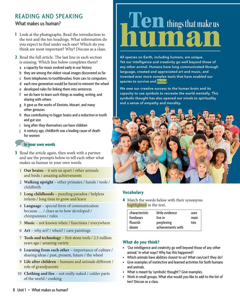 Reading And Speaking