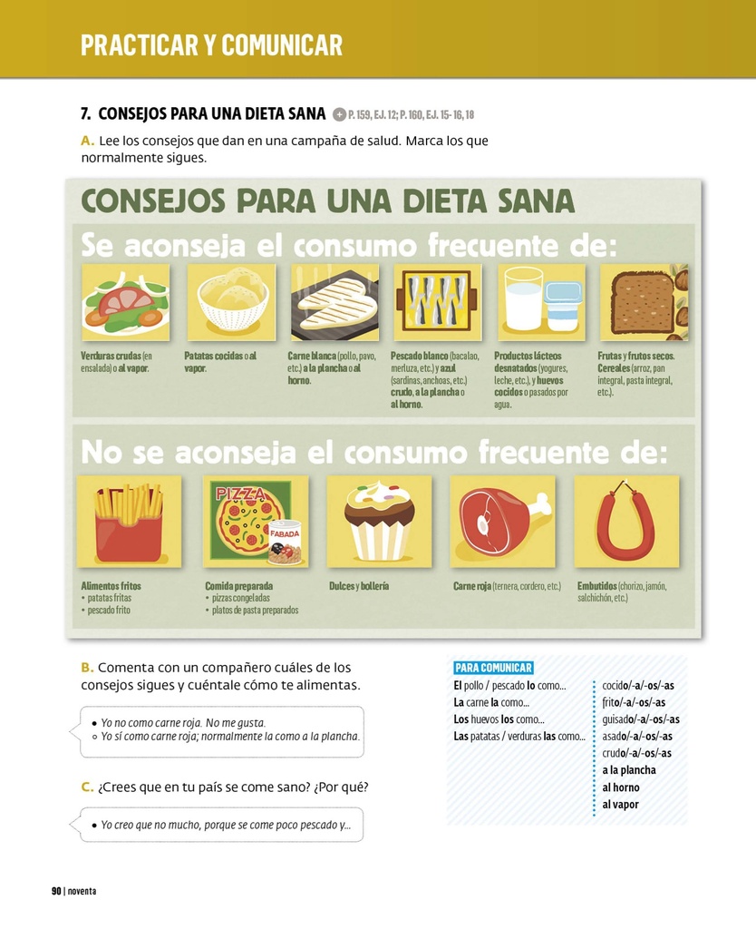Consejos para una dieta sana