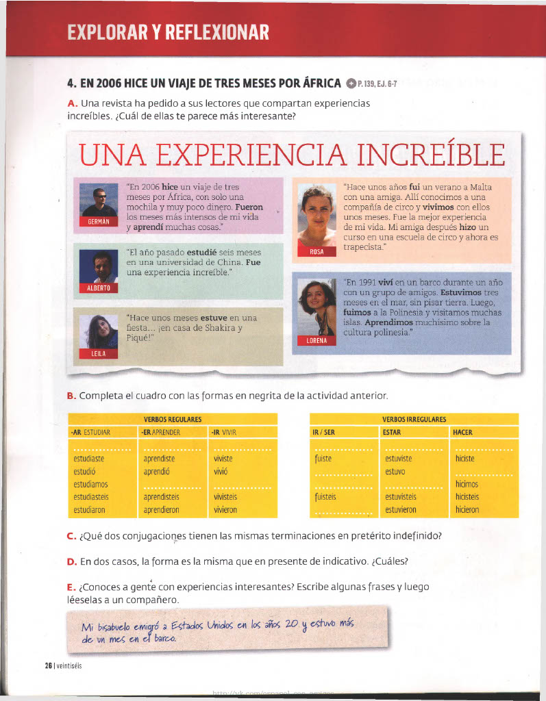 26 Explorar Y Reflexionar