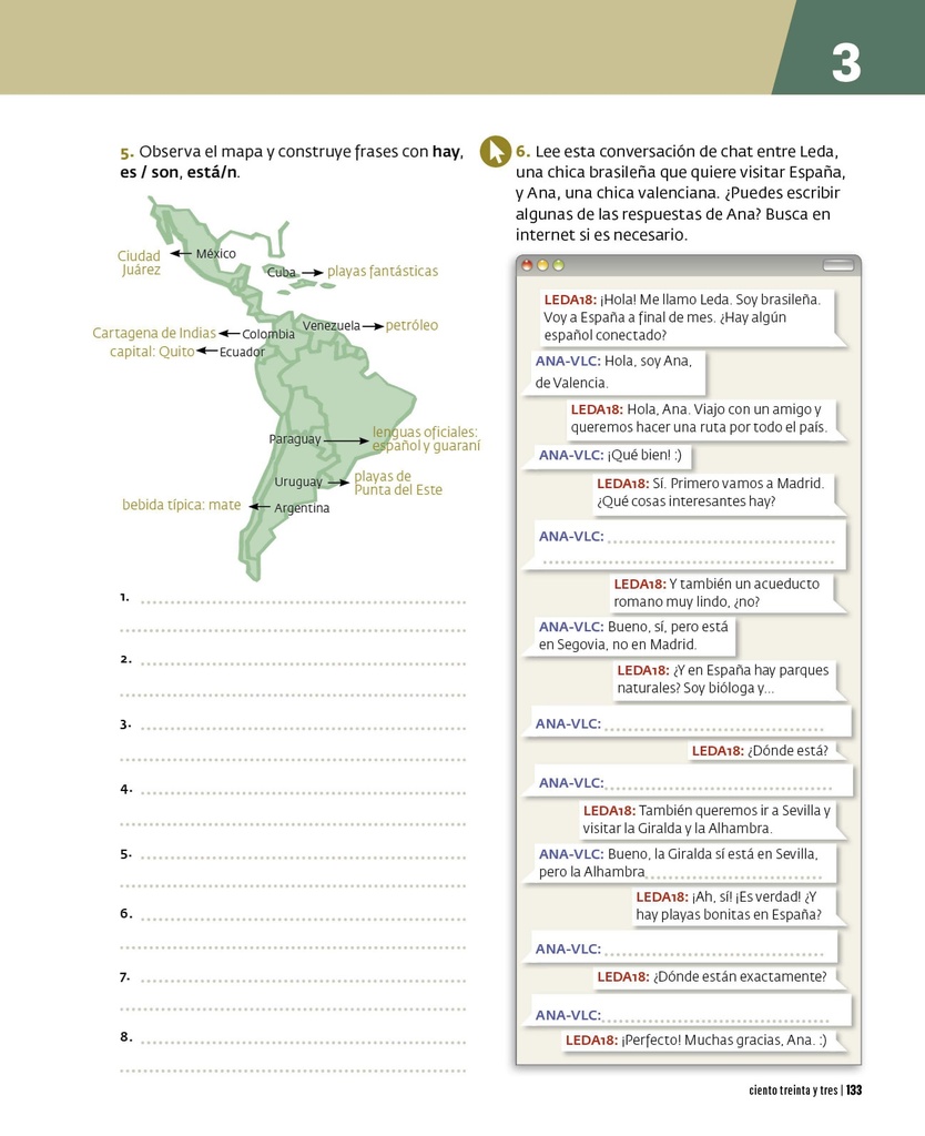 ¿Donde está santiago? 3