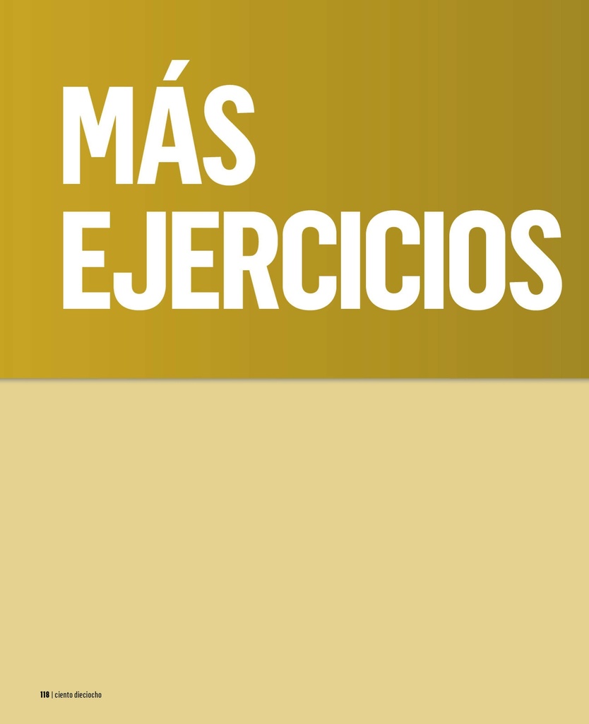 Más ejercicios