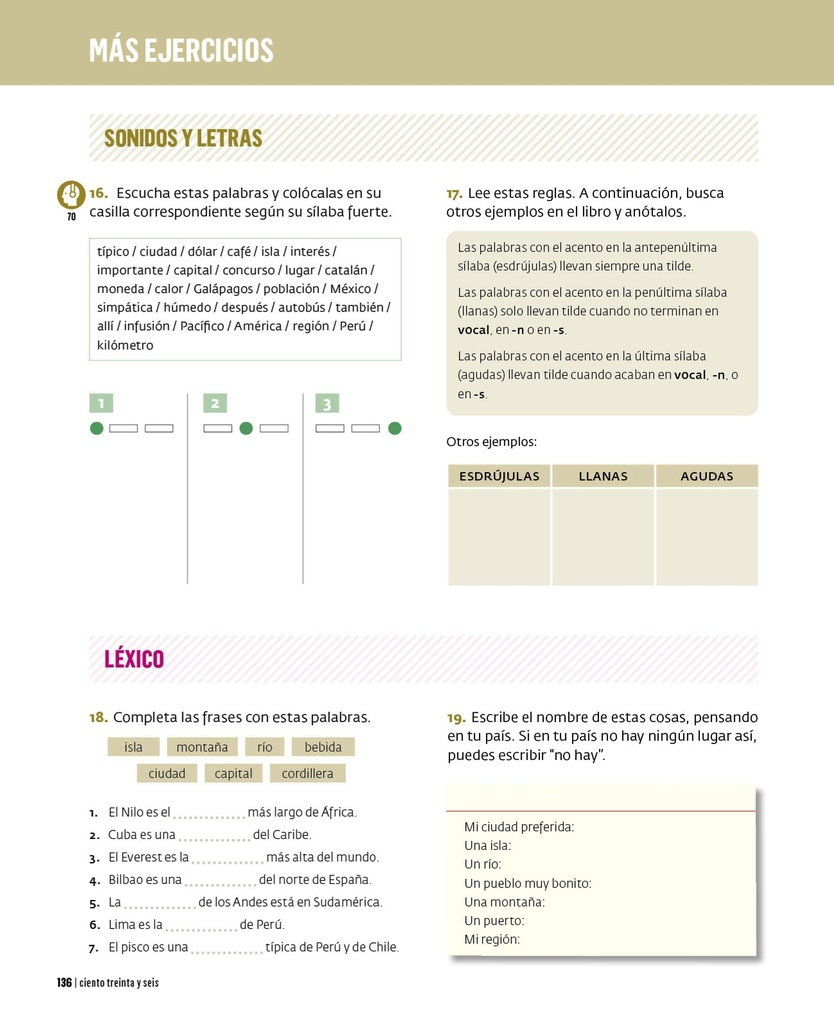 Sonidos y letras