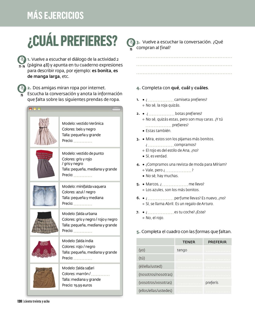 ¿Cuál prefieres?
