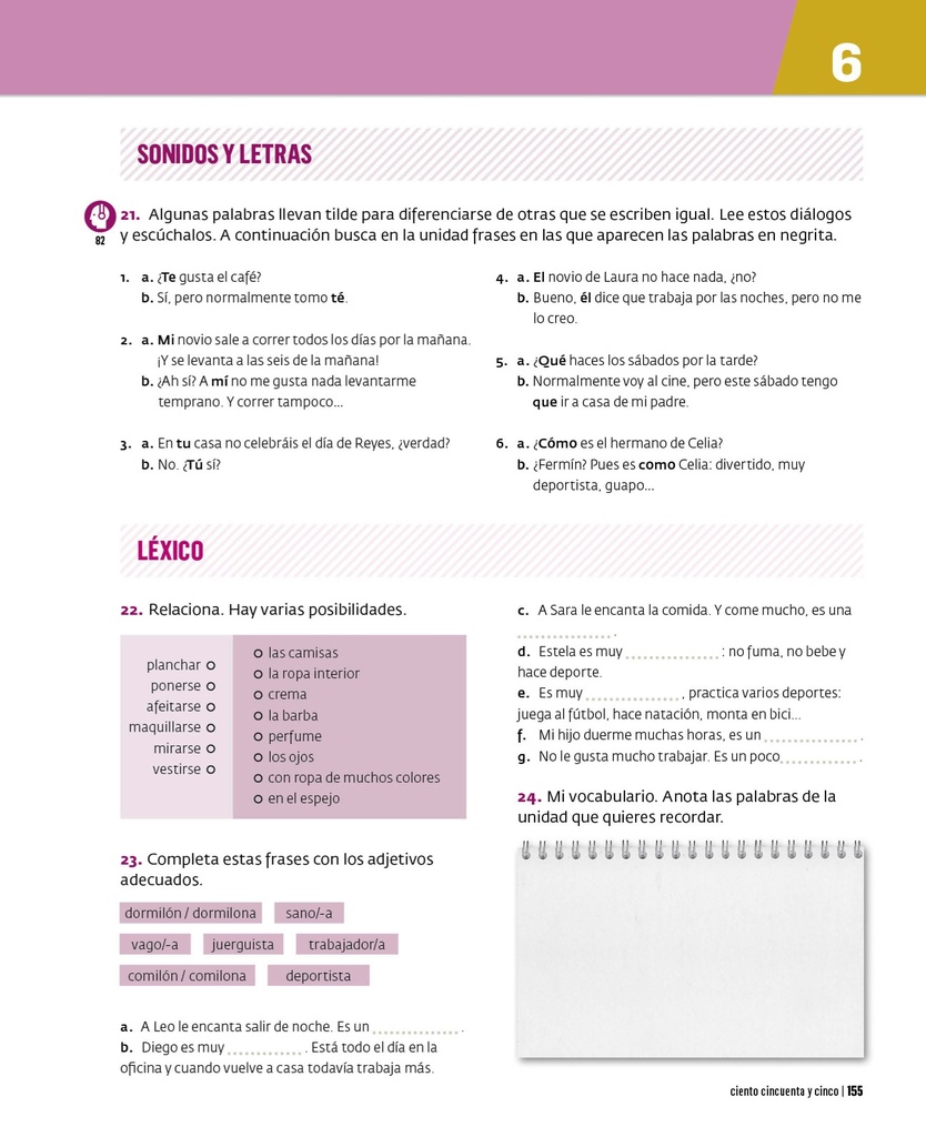 Sonidos y letras