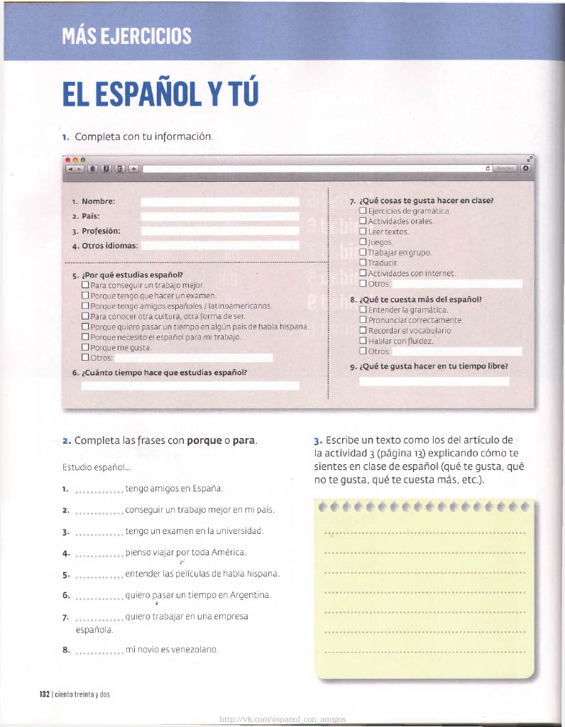 132 El Español Y Tú