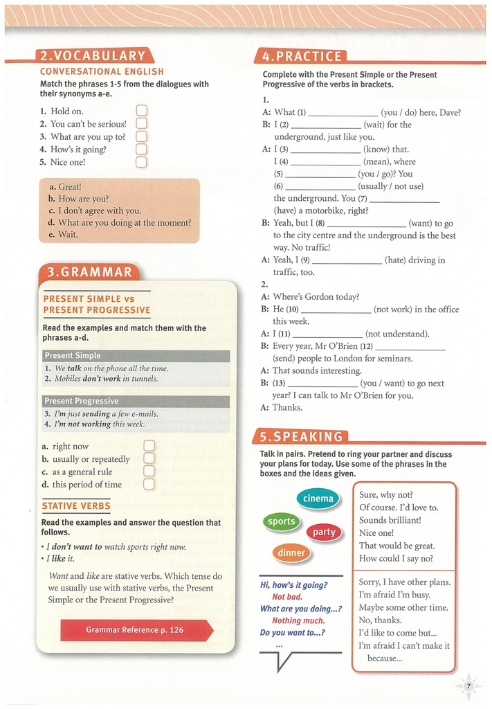 1a vocabulary