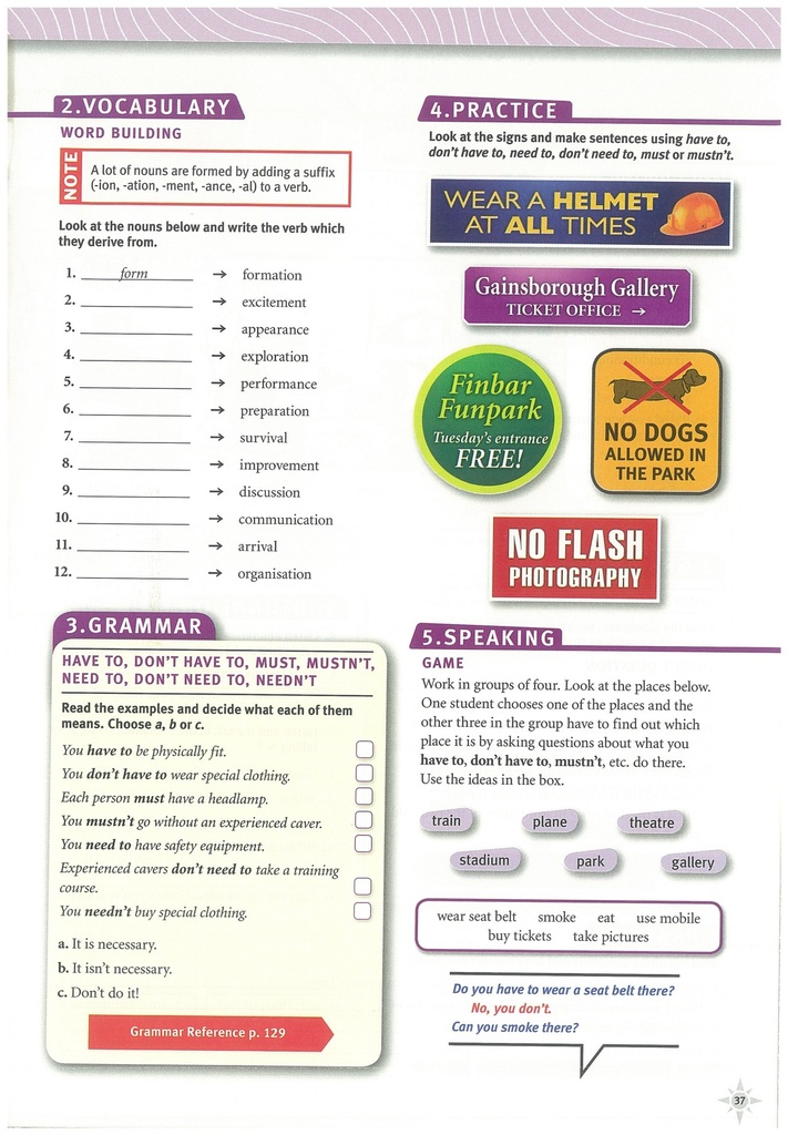 3 b 2. Vocabulary