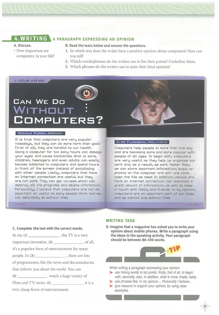 4e 4. Writing