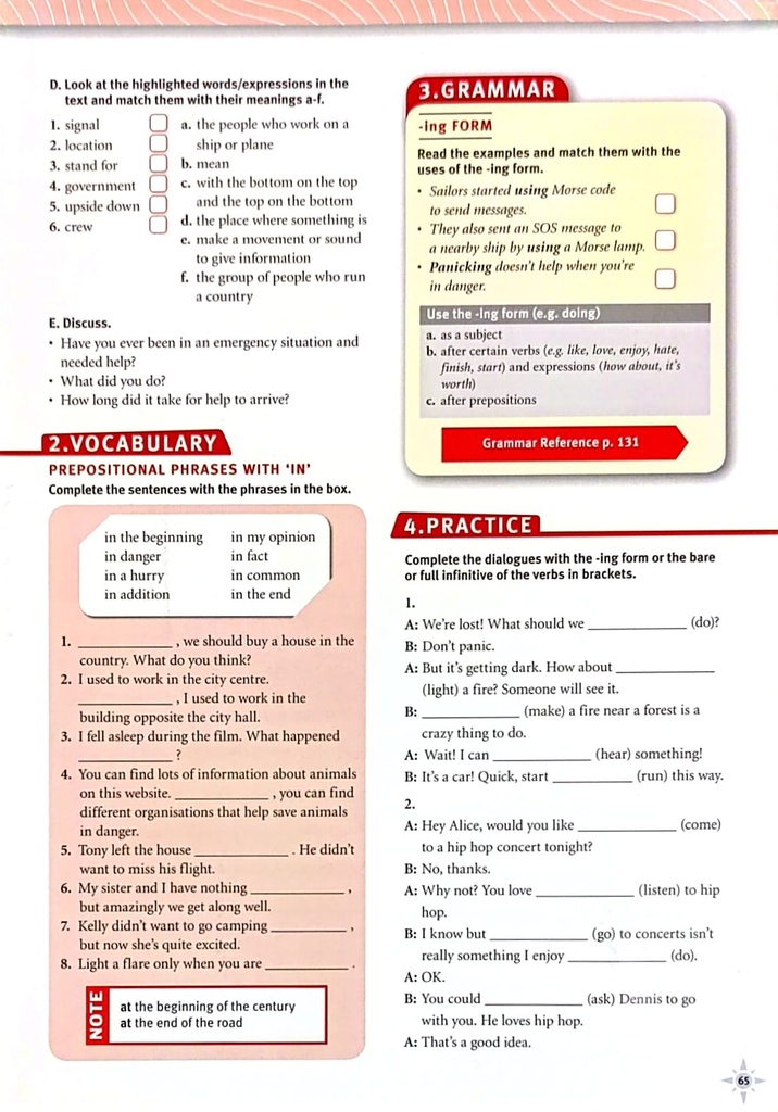 5b Vocabulary