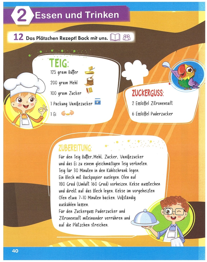 2. 12. Das Platzchen Rezept! Back mit uns.