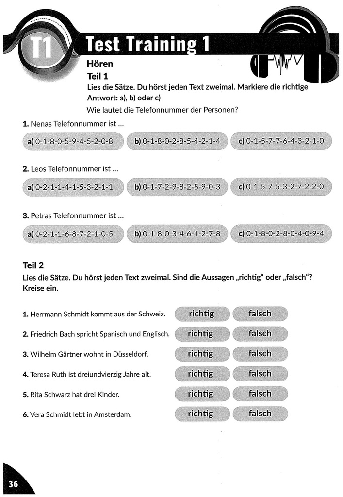 12. Test trining-Hören Teil 1