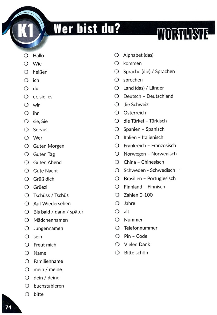 Wortliste