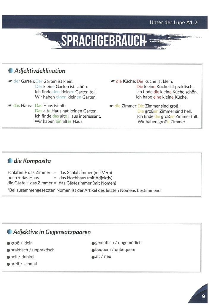 Adjektivdeklination