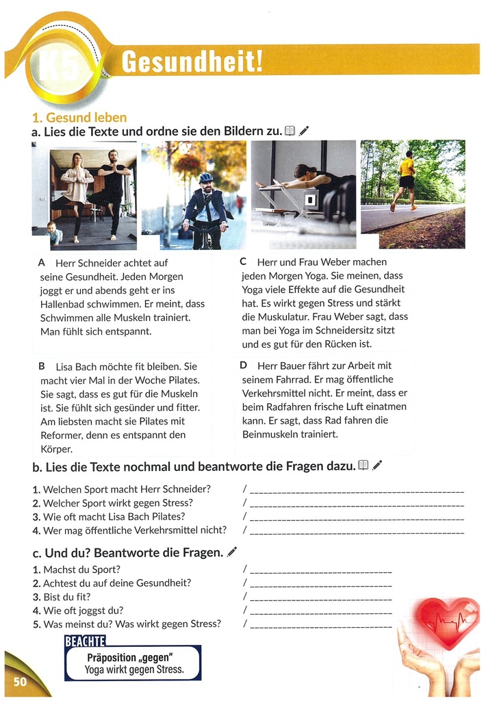 1. Gesund leben