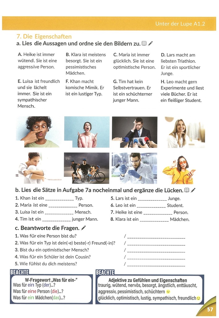 7. Die Eigenschaften