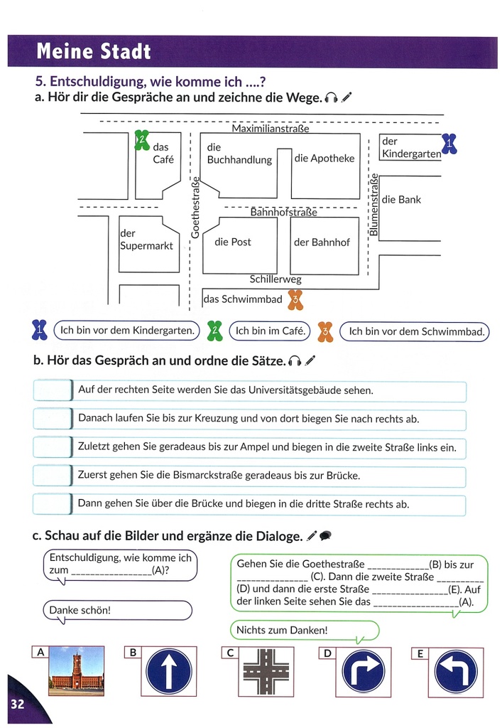 5. Entschuldigung, wie komme ich...?
