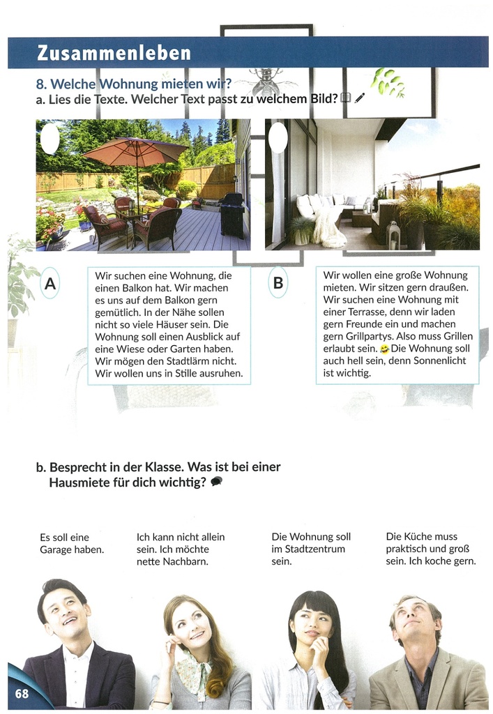 8. Welche Wohnung mieten wir?
