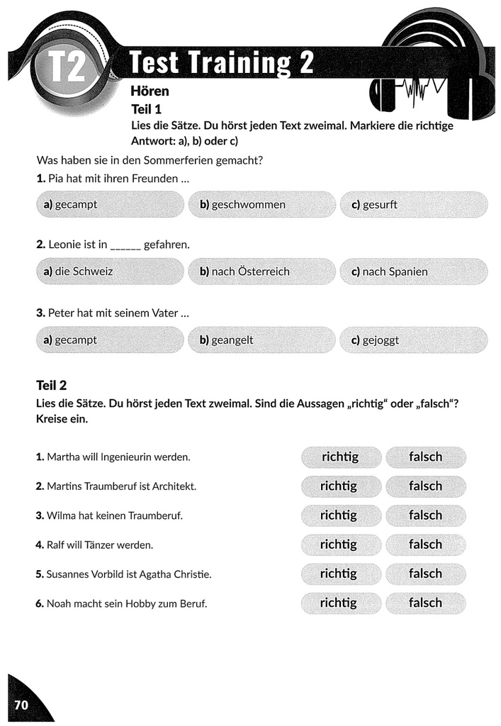 T2 Test Training 2
