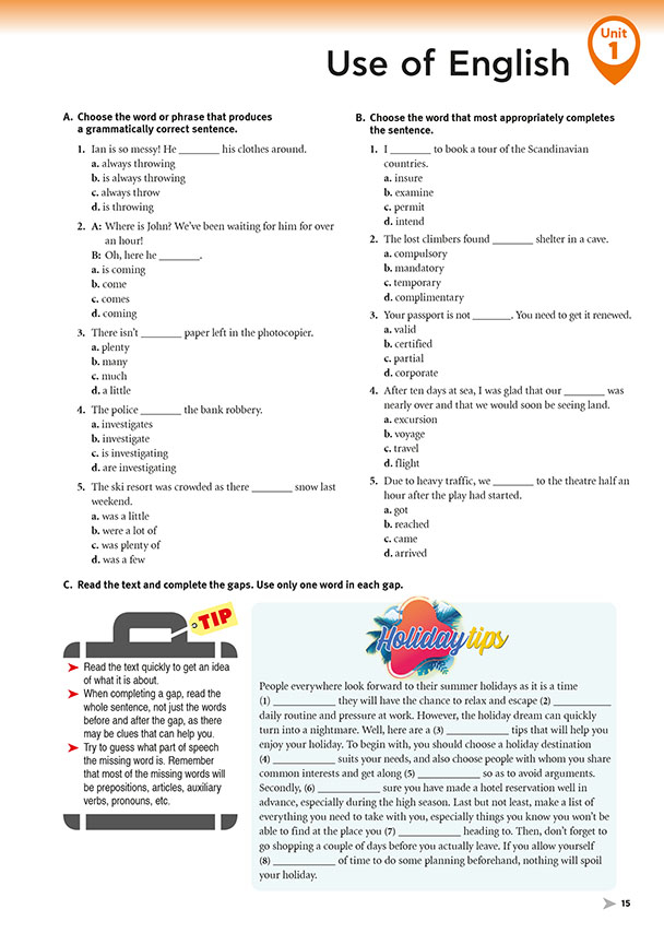 Use of English (page 15)