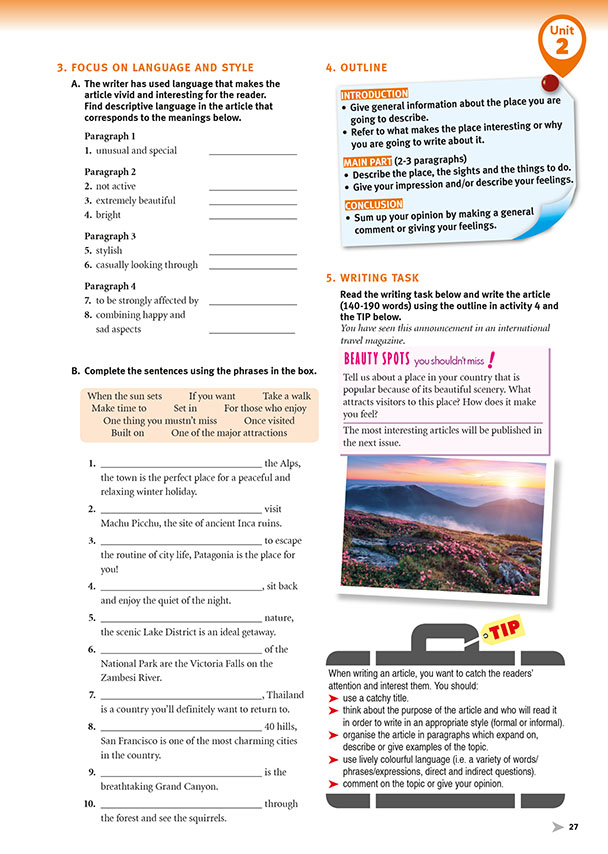 3. FOCUS ON LANGUAGE AND STYLE (page 27)