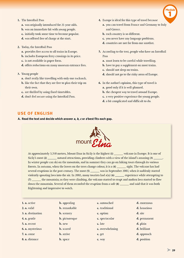 USE OF ENGLİSH (page 29)