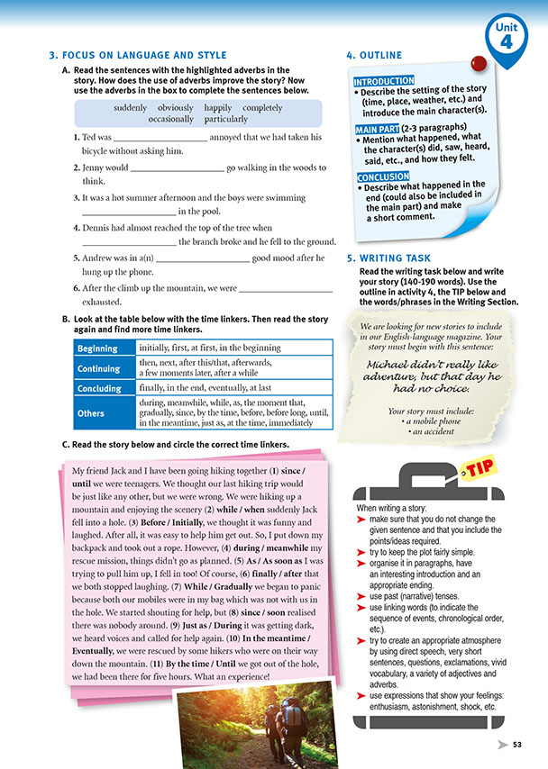 3. FOCUS ON LANGUAGE AND STYLE (page 53)