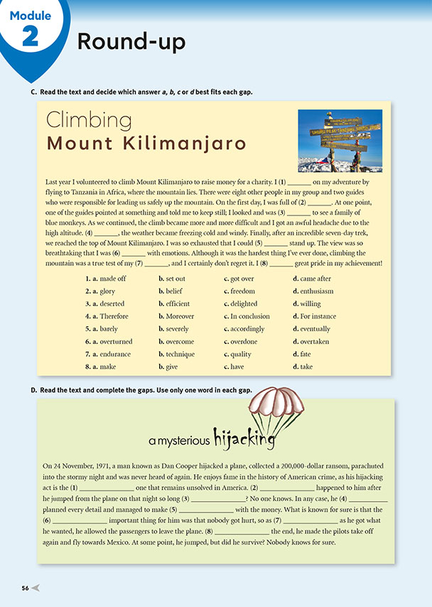 Module 2  / Round-up (page 56)
