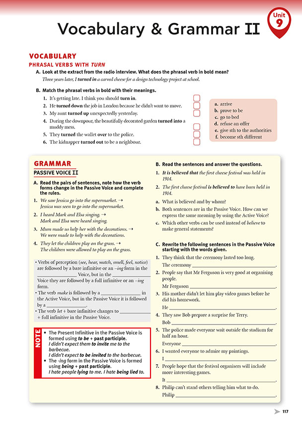 Vocabulary & Grammar II