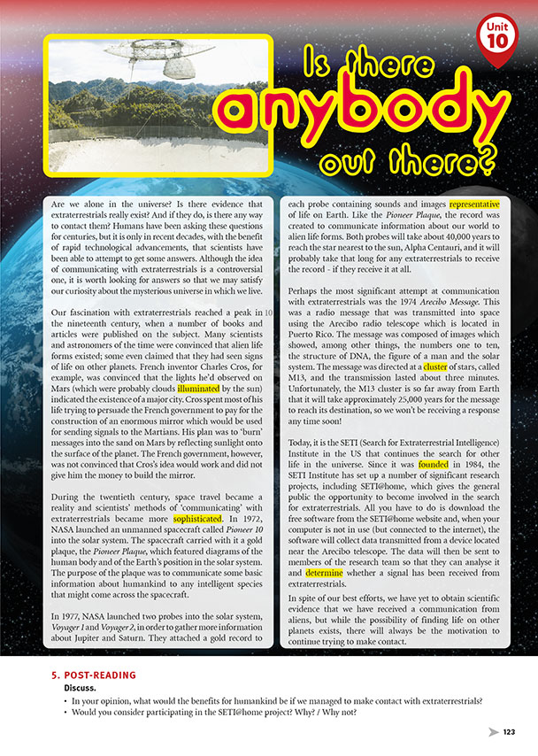 Vocabulary & Grammar I