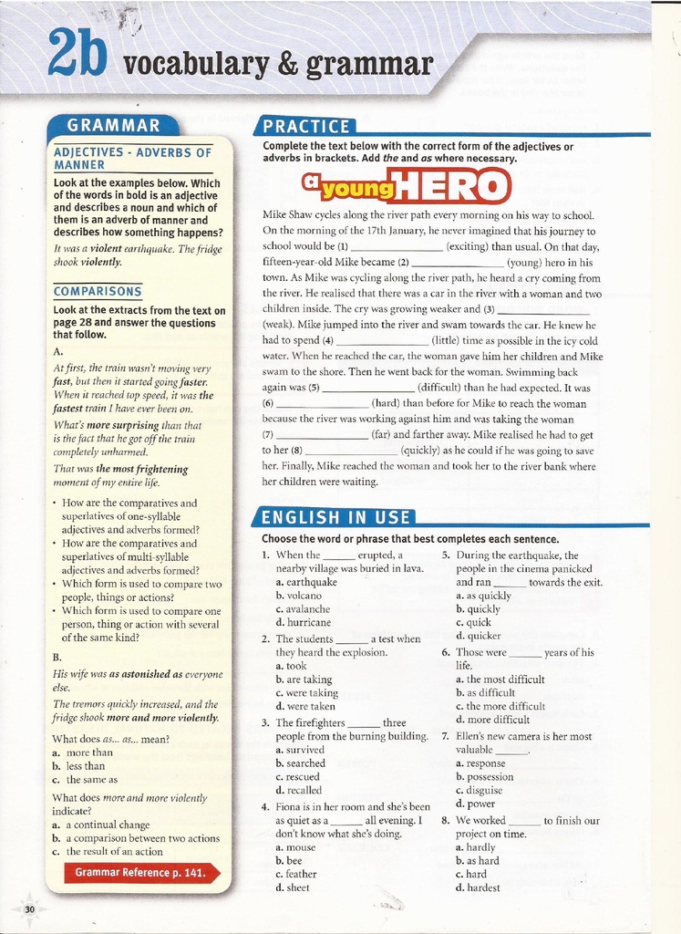 2b Vocabulary & Grammar