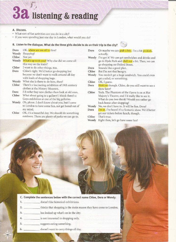 3a Listening & Reading