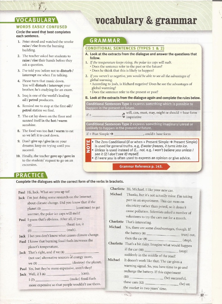 VOCABULARY (page 57)