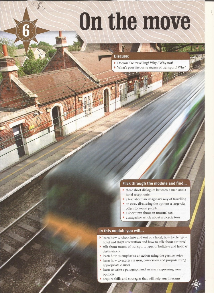 On the move (page 85)