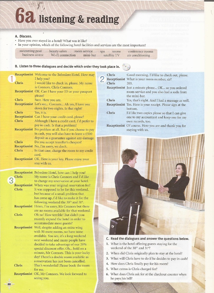 6a Listening & Reading (page 88)