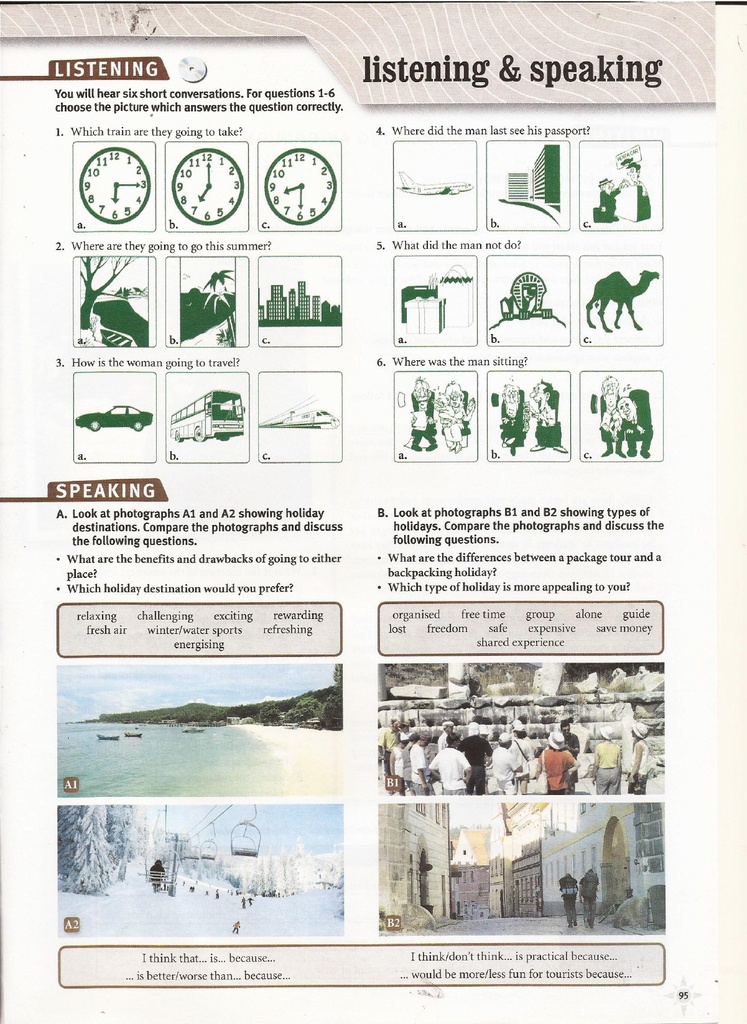 Listening & Speaking (page 95)