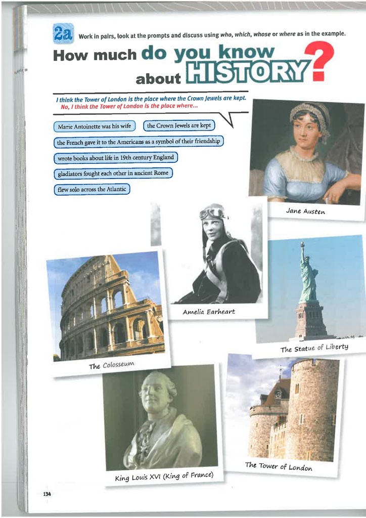 2a How much do you know about HISTORY? (page 134)