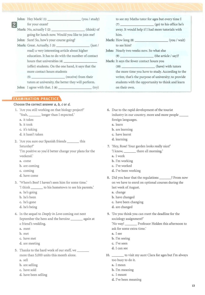 1 Grammar  (page 13)