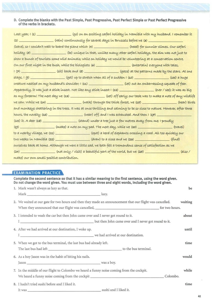 3 Grammar (page 41)
