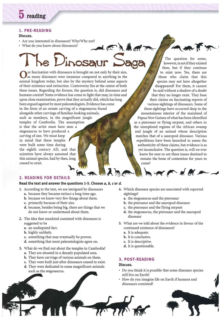 5 Reading (page 64)