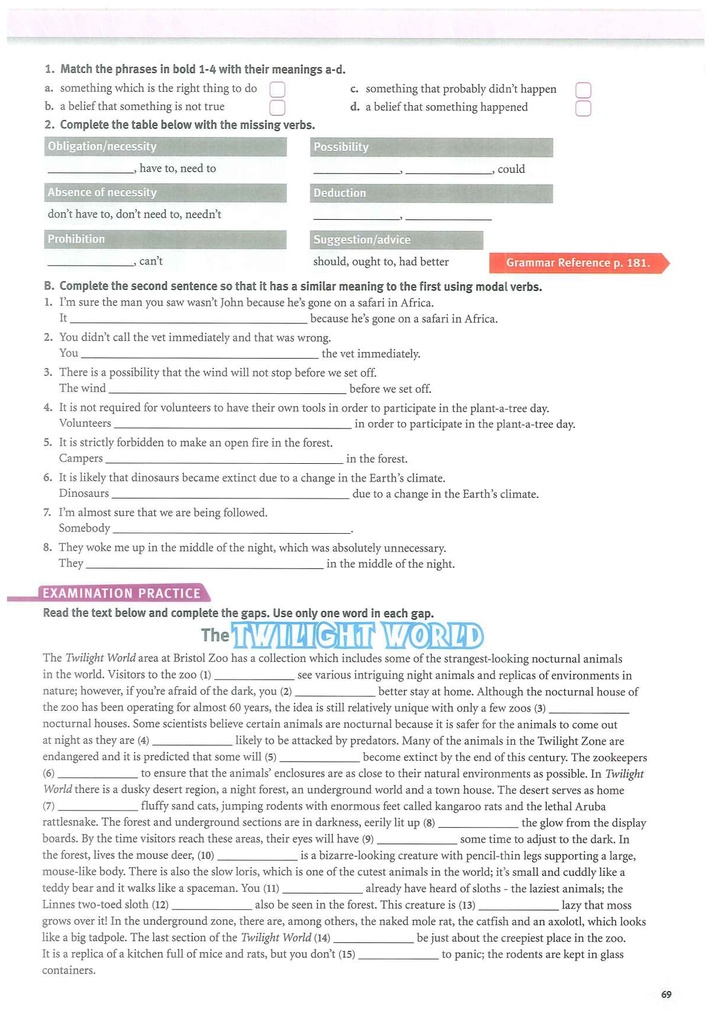 5 Grammar (page 69)