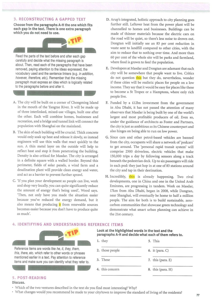 3. RECONSTRUCTING A GAPPED TEXT