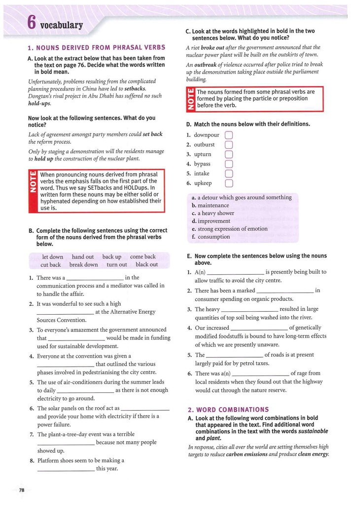 6 Vocabulary ( page 78)