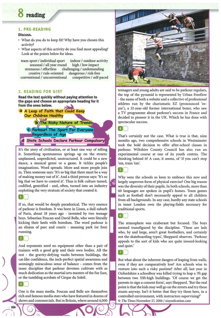 8 Reading