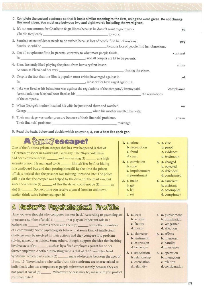 6 Round-up (page 173)