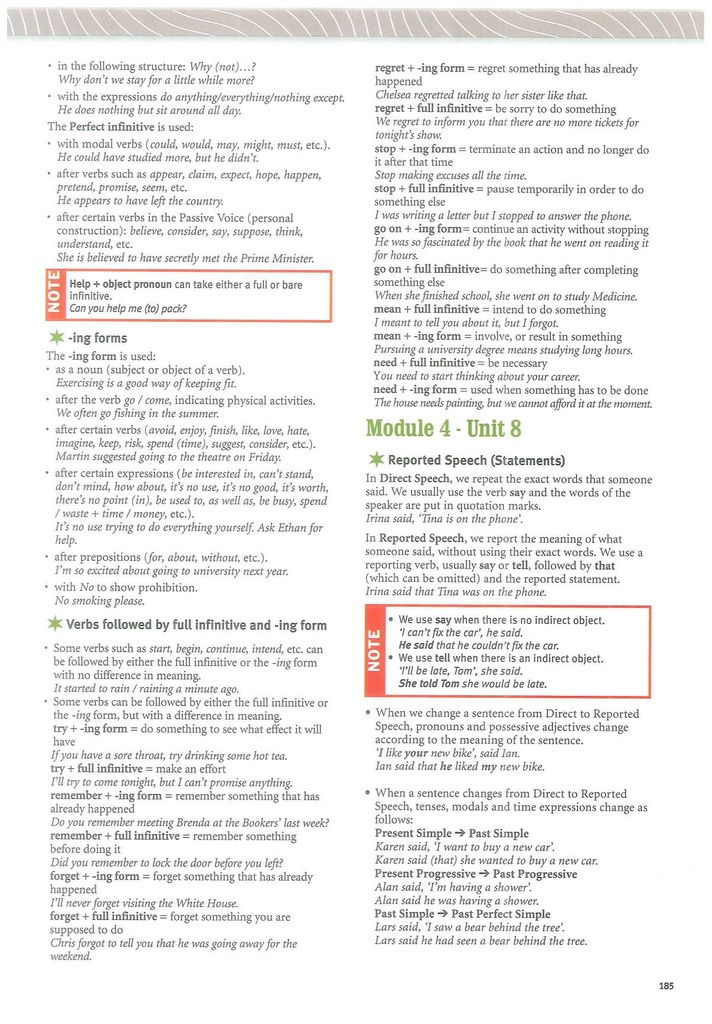 Module 4 - Unit 8 (page 185)