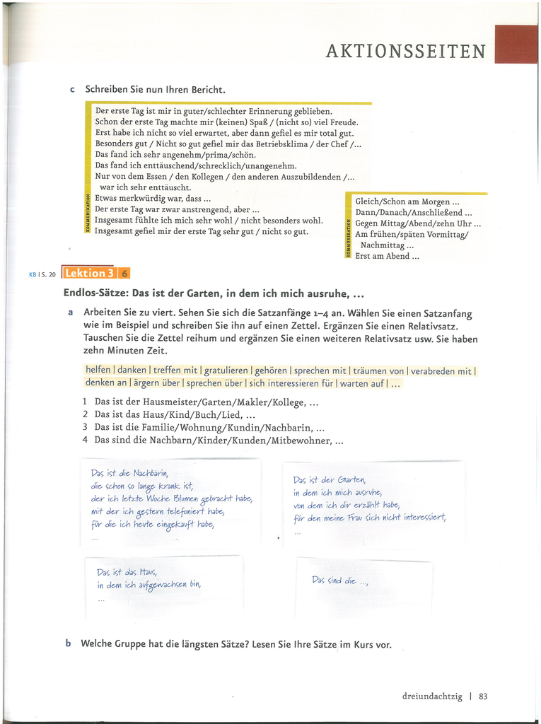 B1.1 AKTIONSSEITEN (seite 83)