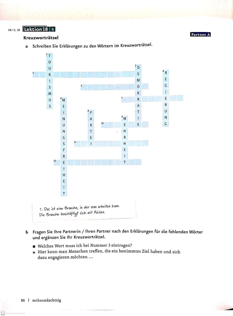 B1.2 Kreuzworträtsel (seite 86)