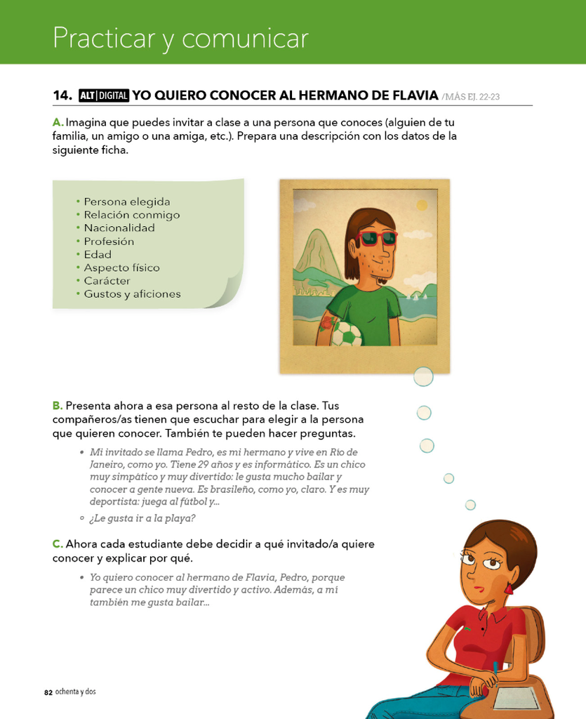 14. YO QUIERO CONOCER AL HERMANO DE FLAVIA (página 82)