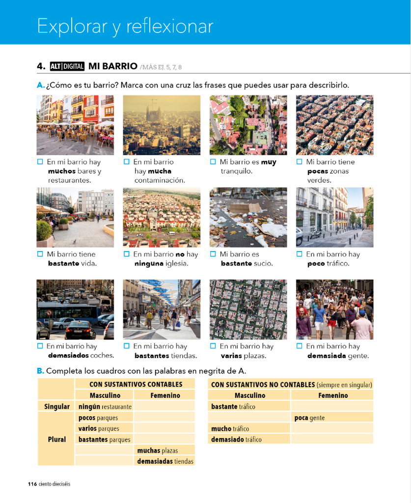 4. MI BARRIO (página 116)