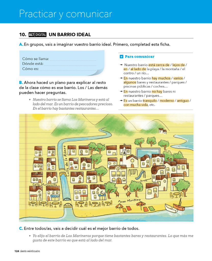 10. UN BARRIO IDEAL (página 124)